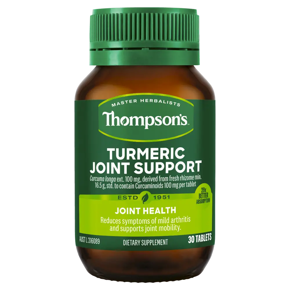 Thompson's Turmeric Joint Support 30 Tablets THOMPSON'S
