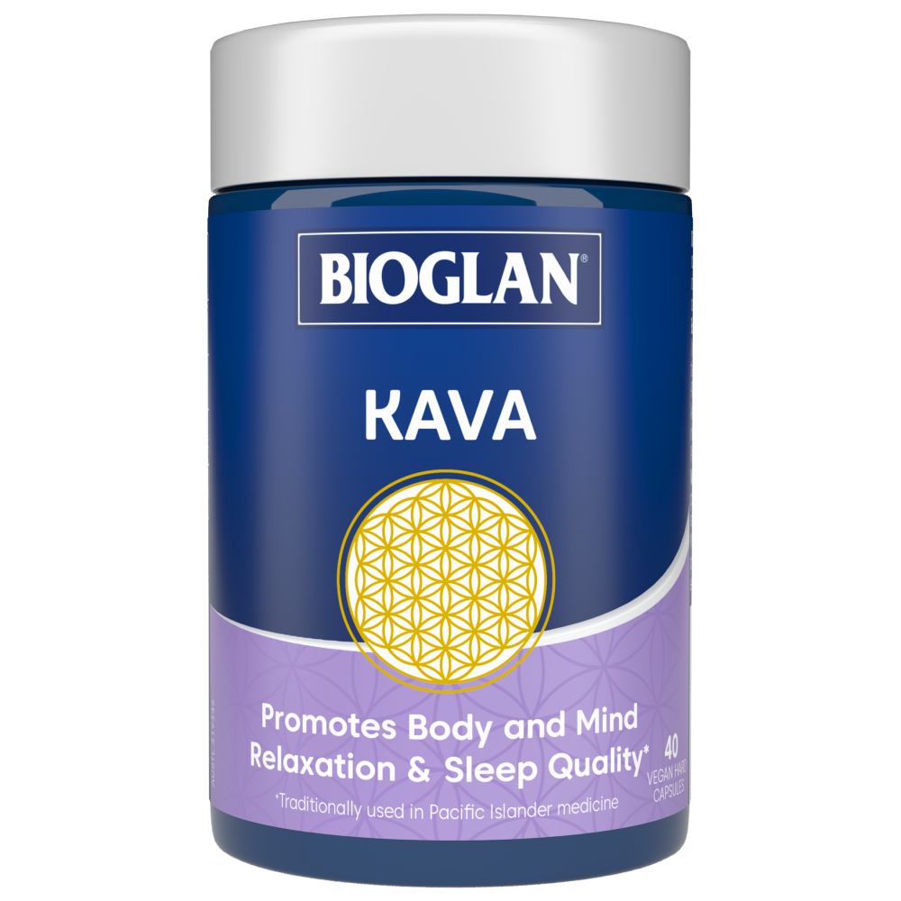 Bioglan Kava 40 Capsules - Cutprice Online