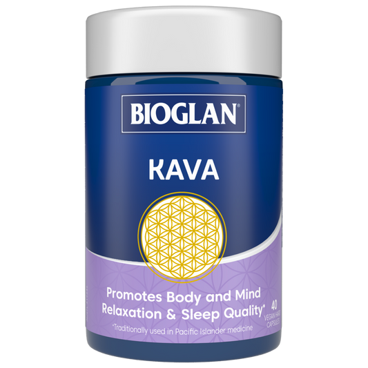 Bioglan Kava 40 Capsules - Cutprice Online