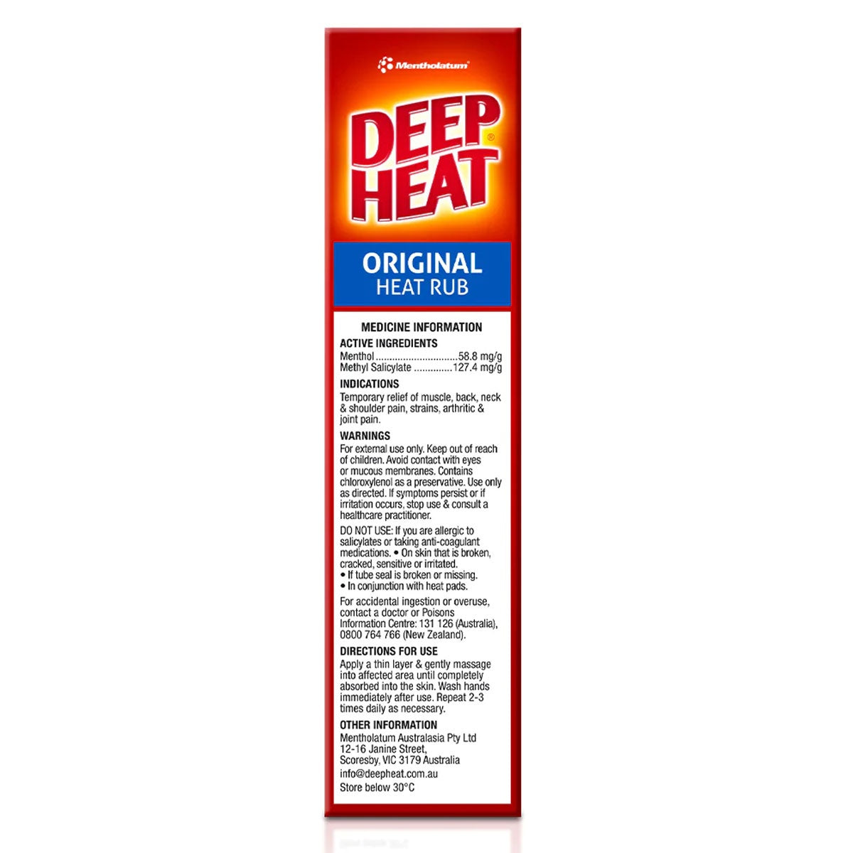 Deep Heat Regular Relief cream 140g - Cutprice Online