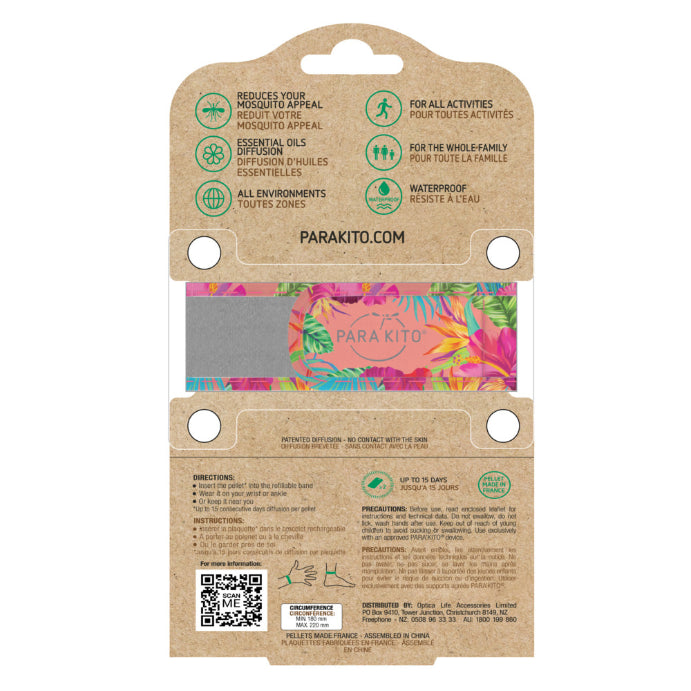 Para'kito Mosquito Repellent Adult Wristband Summertime 1 Each