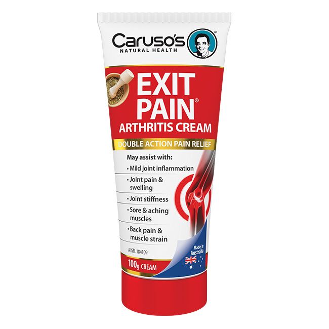 Caruso's Natural Health Exit Pain Arthritis Cream 100g - Cutprice Online