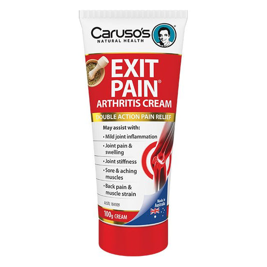Caruso's Natural Health Exit Pain Arthritis Cream 100g - Cutprice Online