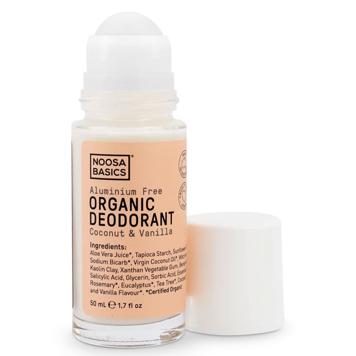 Noosa Basics Coconut & Vanilla Roll on Deodorant 50ml