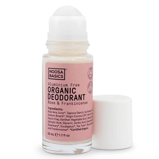 Noosa Basics Rose & Frankincense Roll on Deodorant 50ml