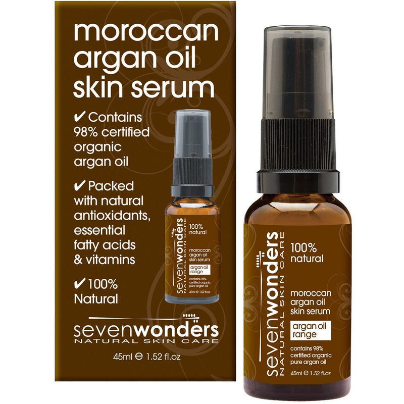 Seven Wonders Natural Skin Care Moroccan Argan Oil Skin Serum 45ml - Cutprice Online