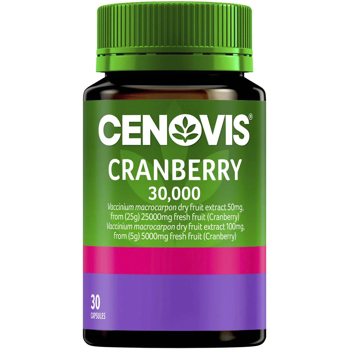 Cenovis Cranberry 30,000 30 Capsules - Cutprice Online