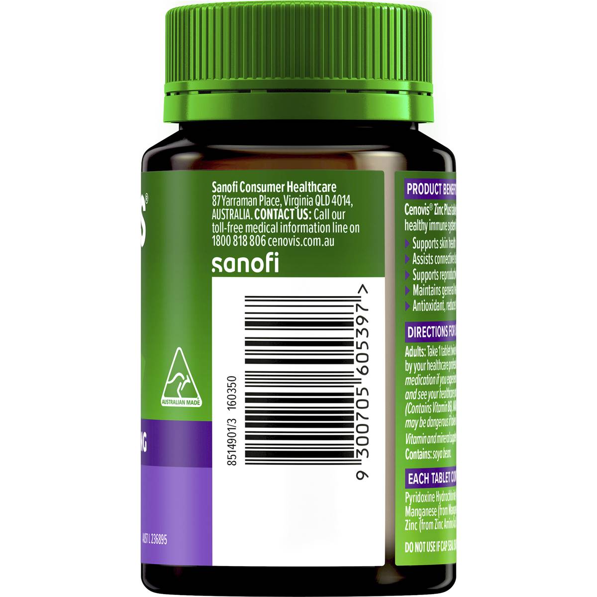 Cenovis Zinc Plus 150 Tablets - Cutprice Online