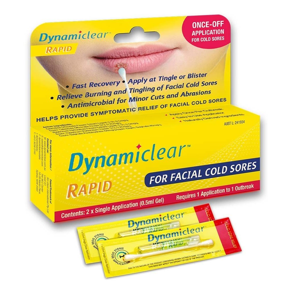 Dynamiclear Rapid Cold Sore Treatment  2 Pack - Cutprice Online