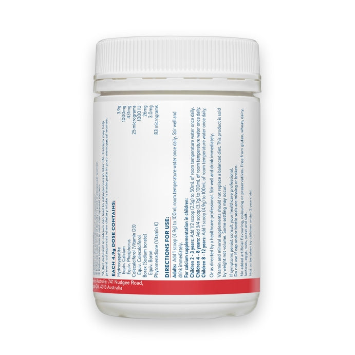 Ethical Nutrients Bone Builder with Vitamin D Powder 150g