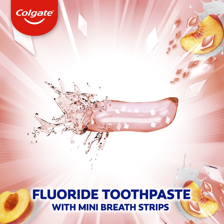Colgate Max Fresh Toothpaste Peach Passion With Mini Breath Strips 100g