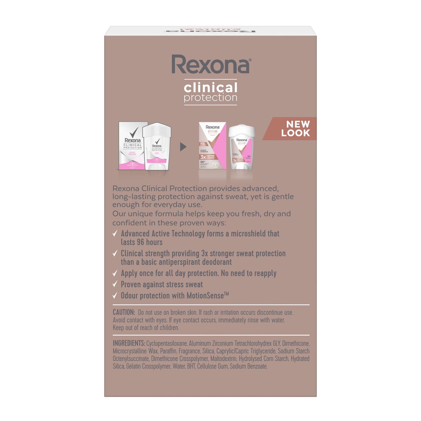 REXONA Women Clinical Protection Antiperspirant Deodorant Sheer Powder 45ml - Cutprice Online