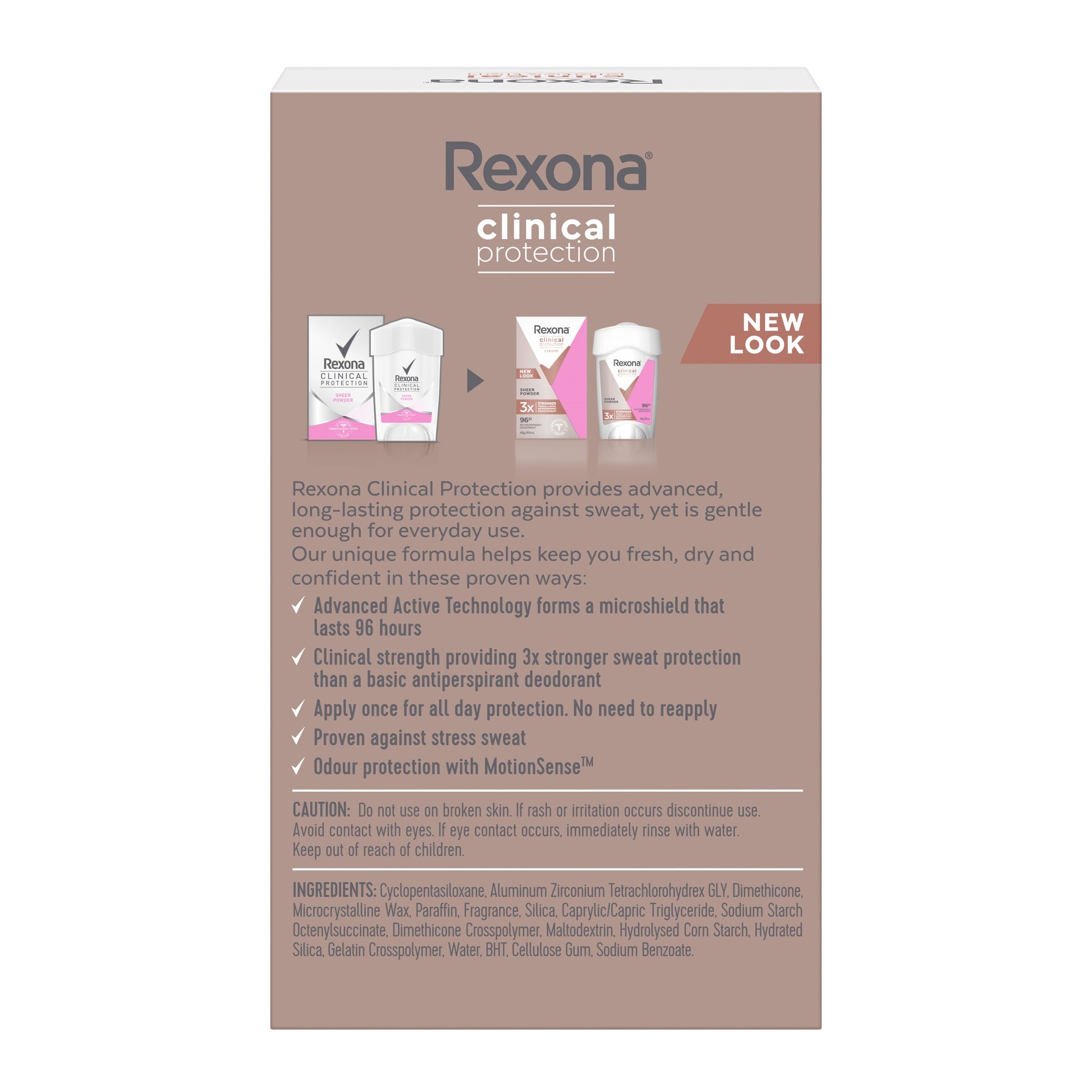 REXONA Women Clinical Protection Antiperspirant Deodorant Sheer Powder 45ml - Cutprice Online