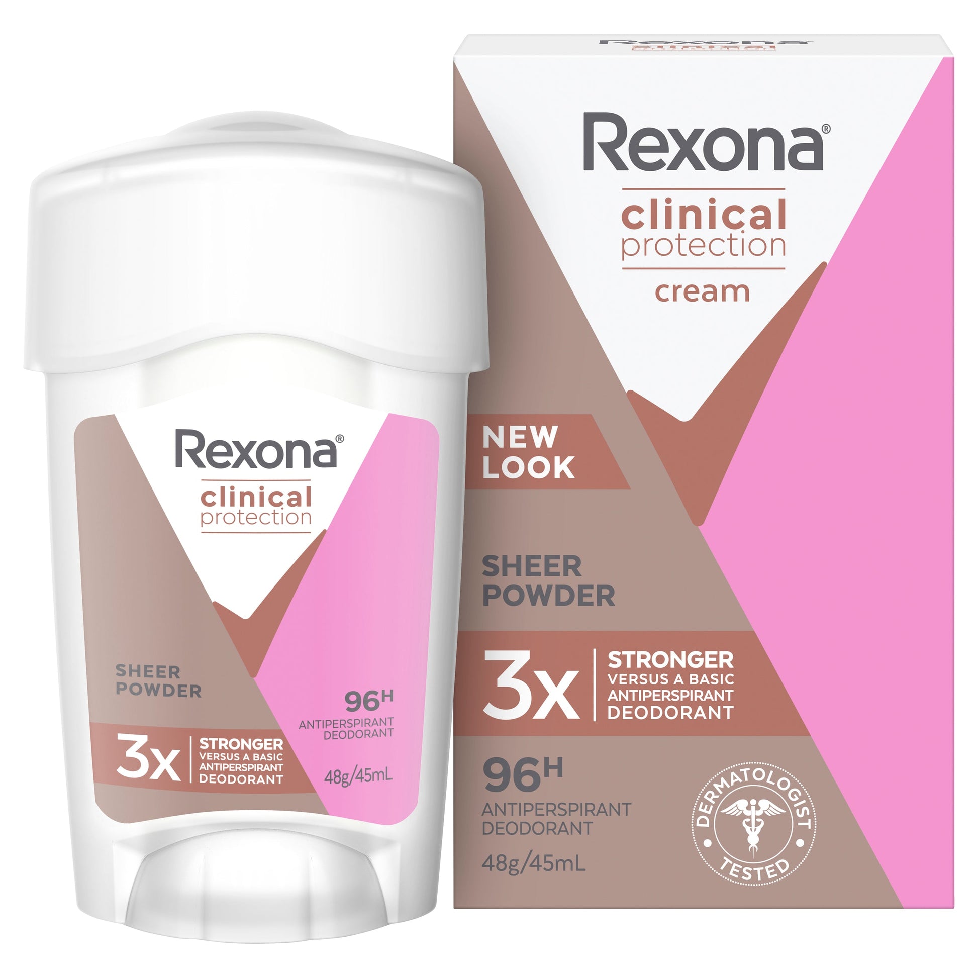 REXONA Women Clinical Protection Antiperspirant Deodorant Sheer Powder 45ml - Cutprice Online