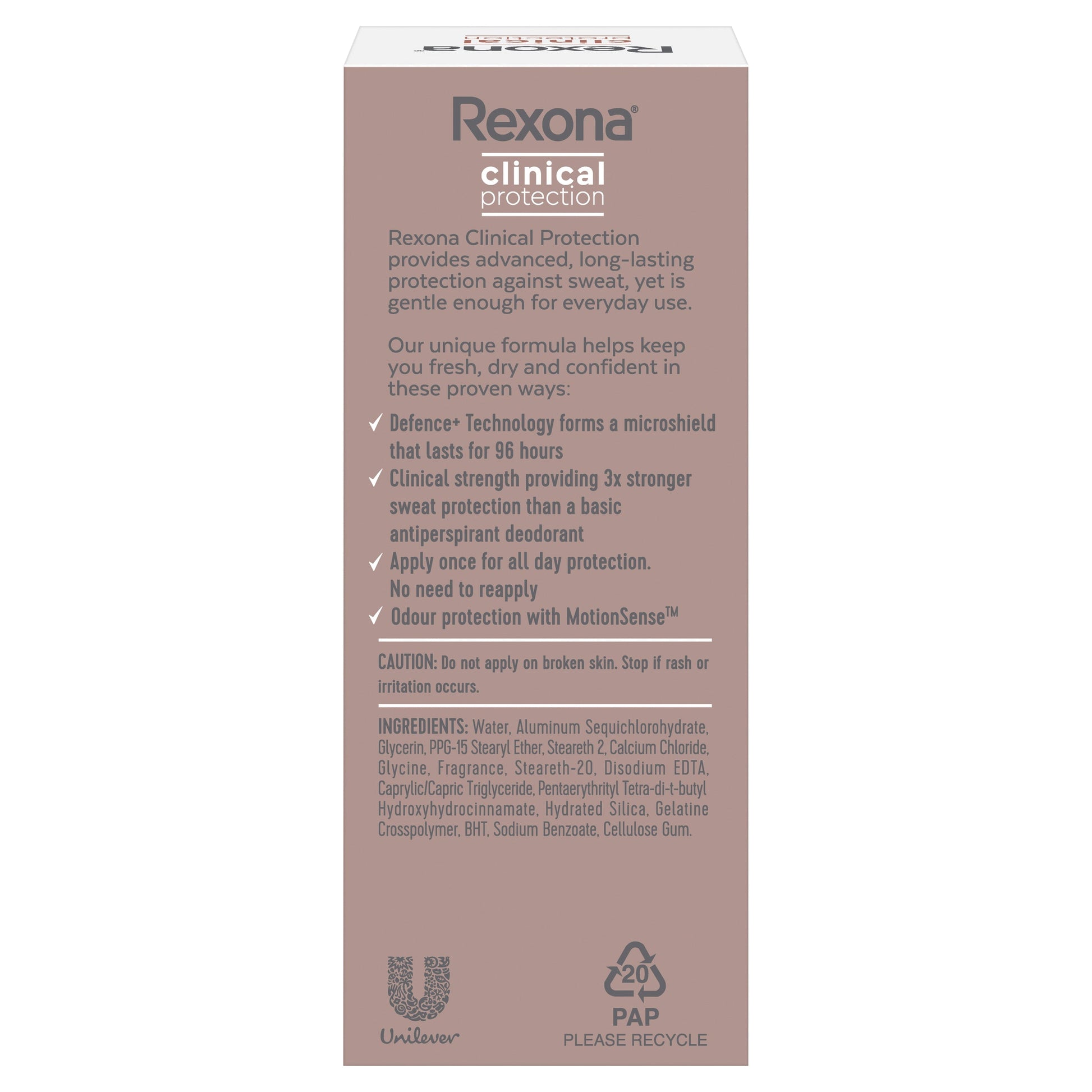 Rexona for Women Clinical Protection Roll On Summer 50ml - Cutprice Online