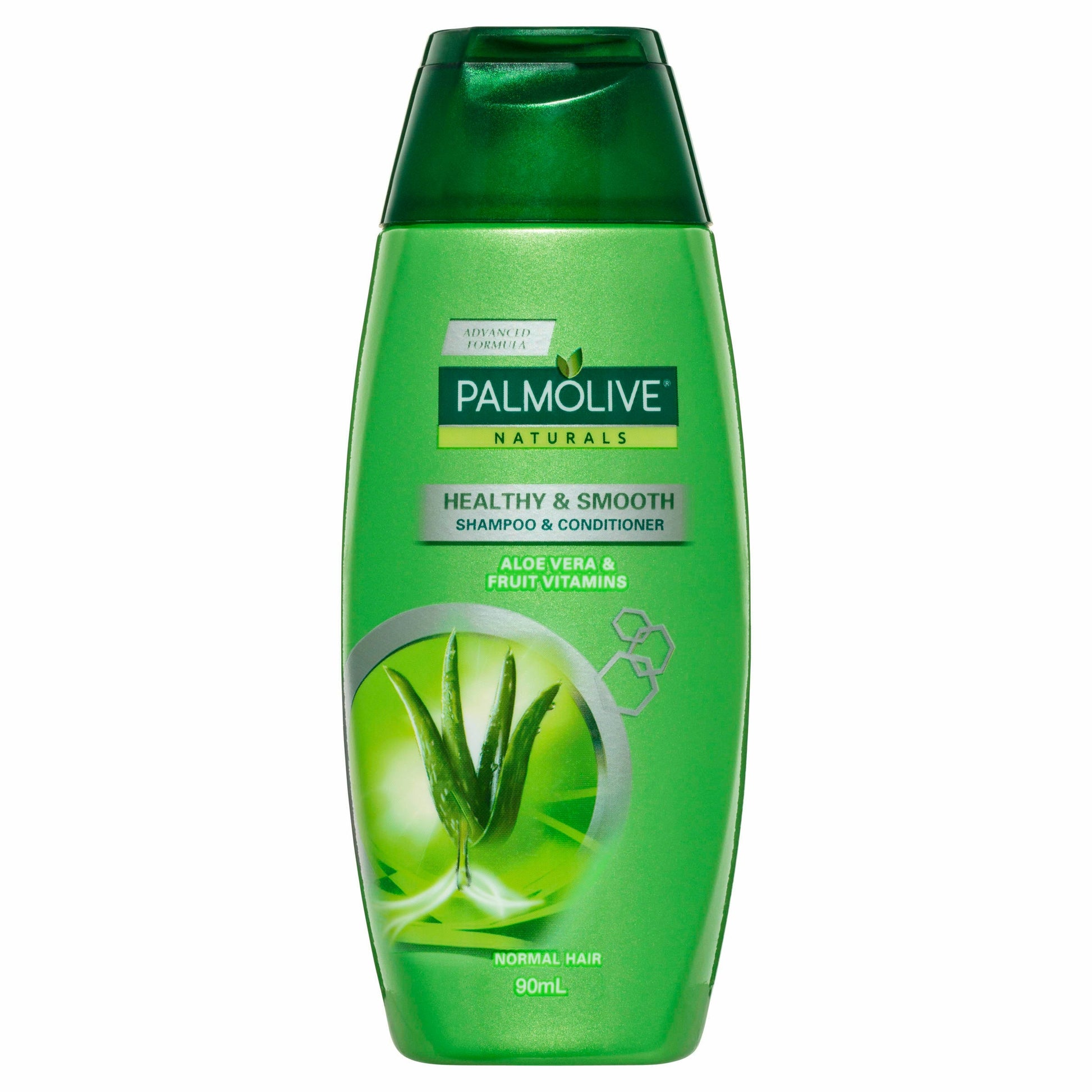 Palmolive Naturals Healthy & Smooth Shampoo & Hair Conditioner for normal hair Aloe Vera & Fruit vitamins 90mL - Cutprice Online