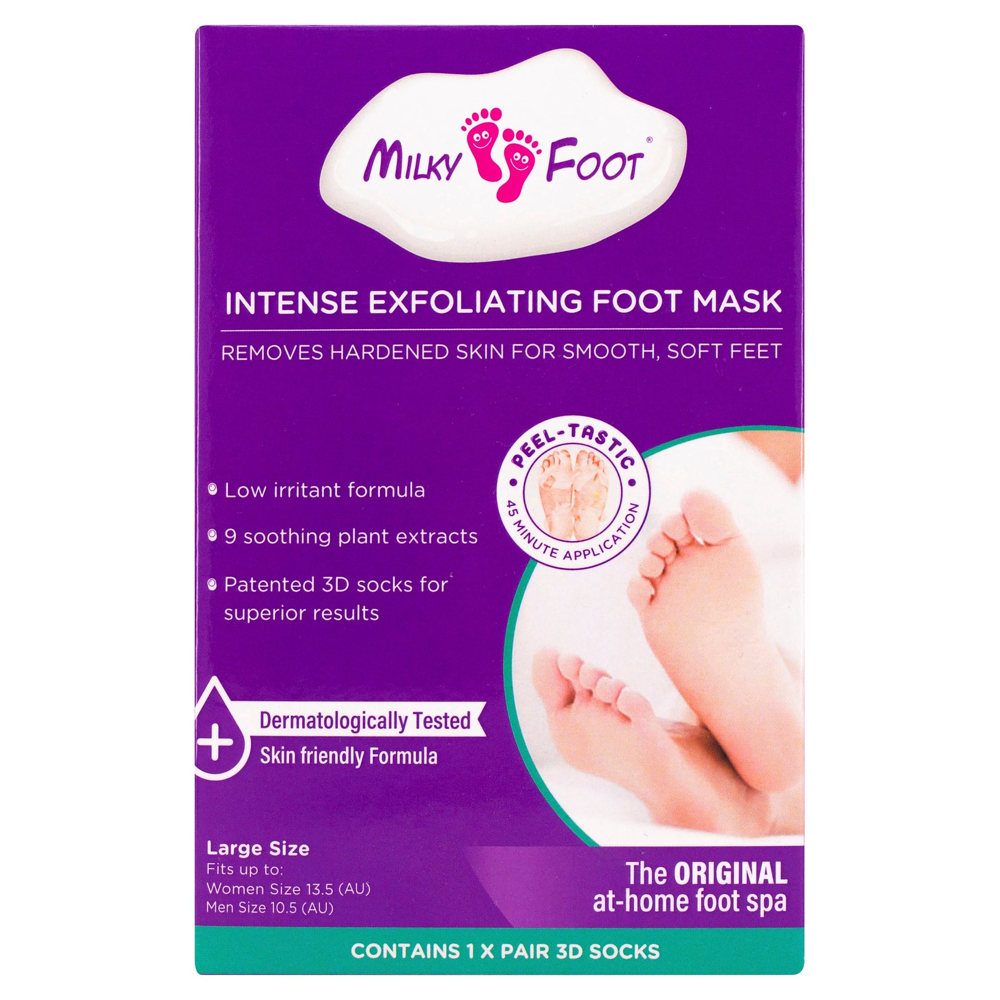 Milky Foot Intense Exfoliating Foot Mask Large - Cutprice Online