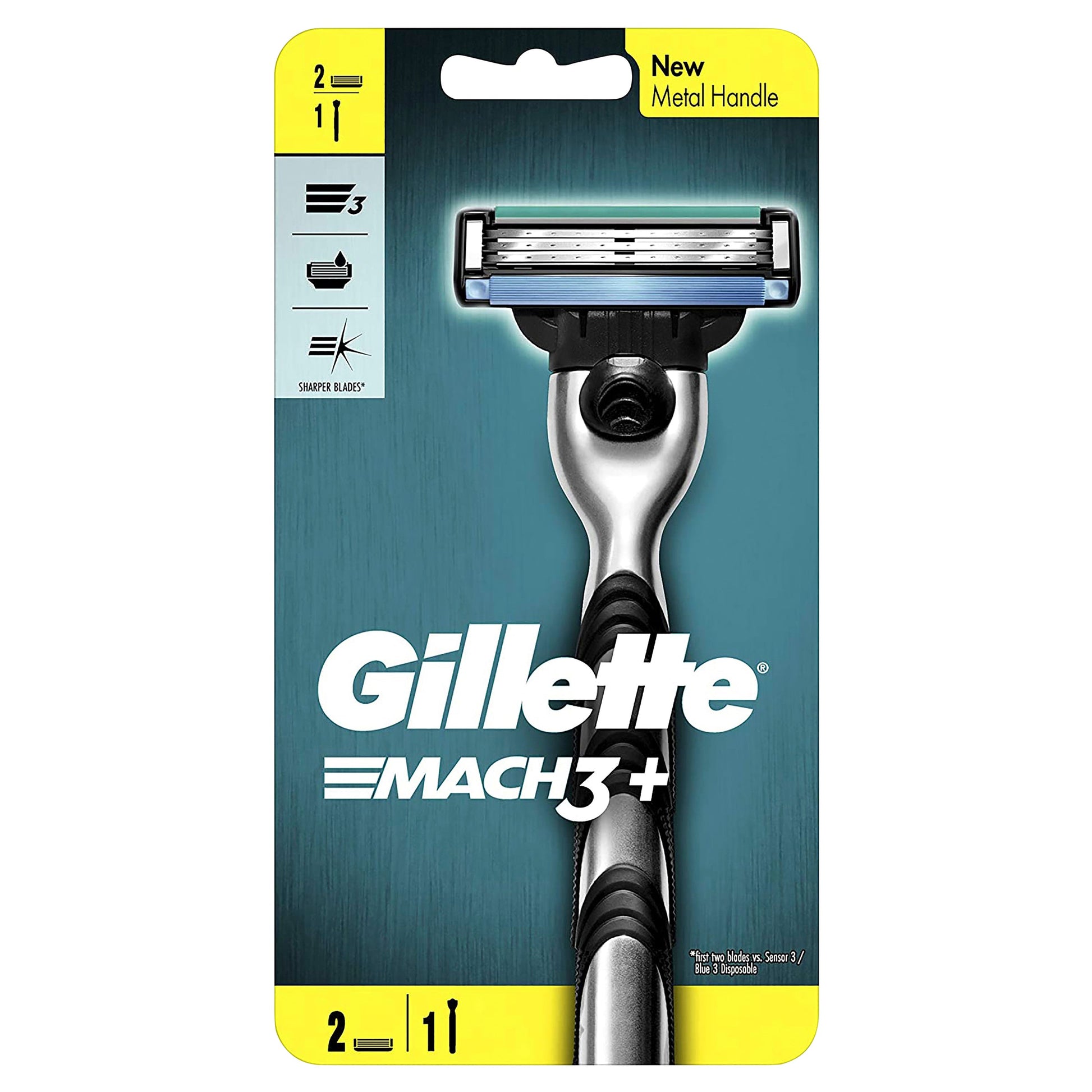 Gillette Mach 3 Razor Plus 2 Cartridges - Cutprice Online