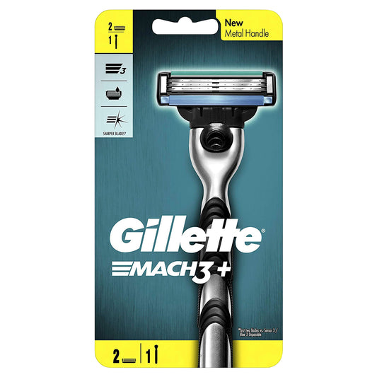 Gillette Mach 3 Razor Plus 2 Cartridges - Cutprice Online