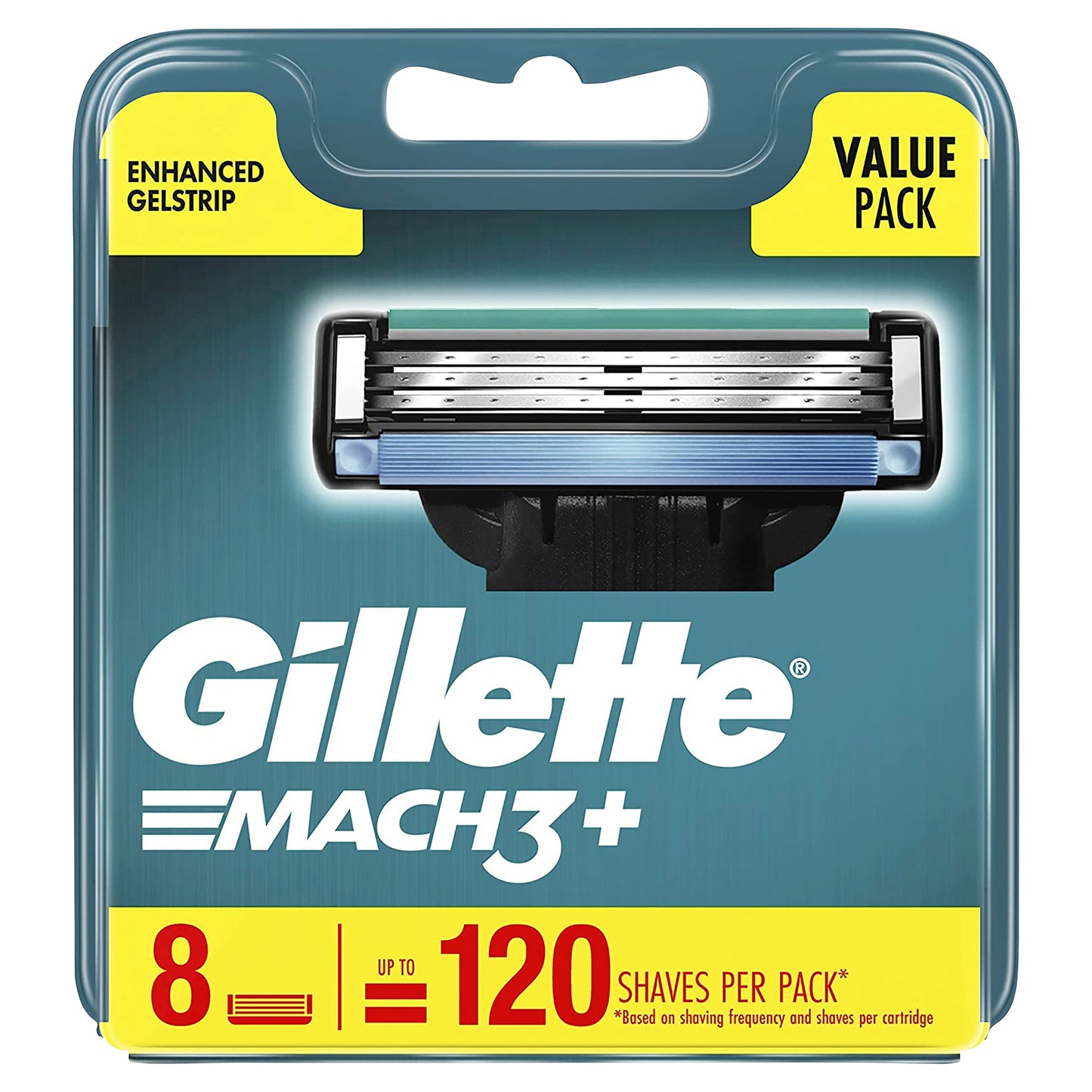 Gillette Mach 3+ Cartridges 8 Pack - Cutprice Online