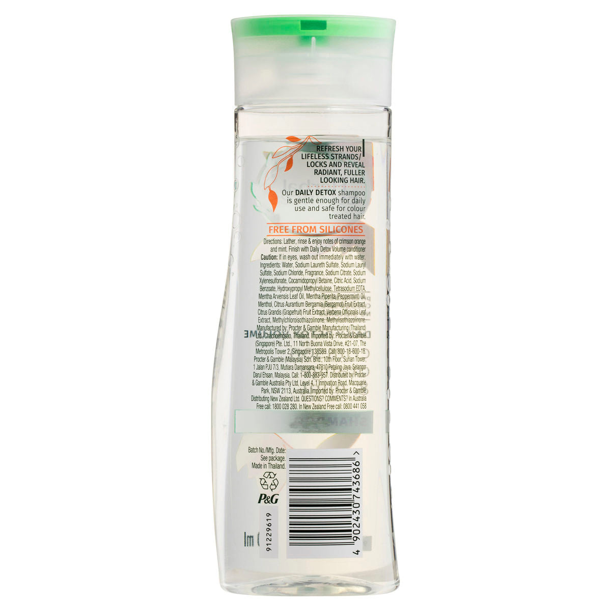 Herbal Essences Daily Detox Volume Shampoo Crimson Orange & Mint - 300ml - Cutprice Online