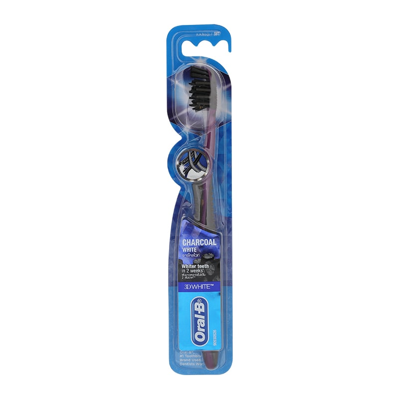 Oral B Toothbrush 3D White Charcoal Manual 1 Pack - Cutprice Online