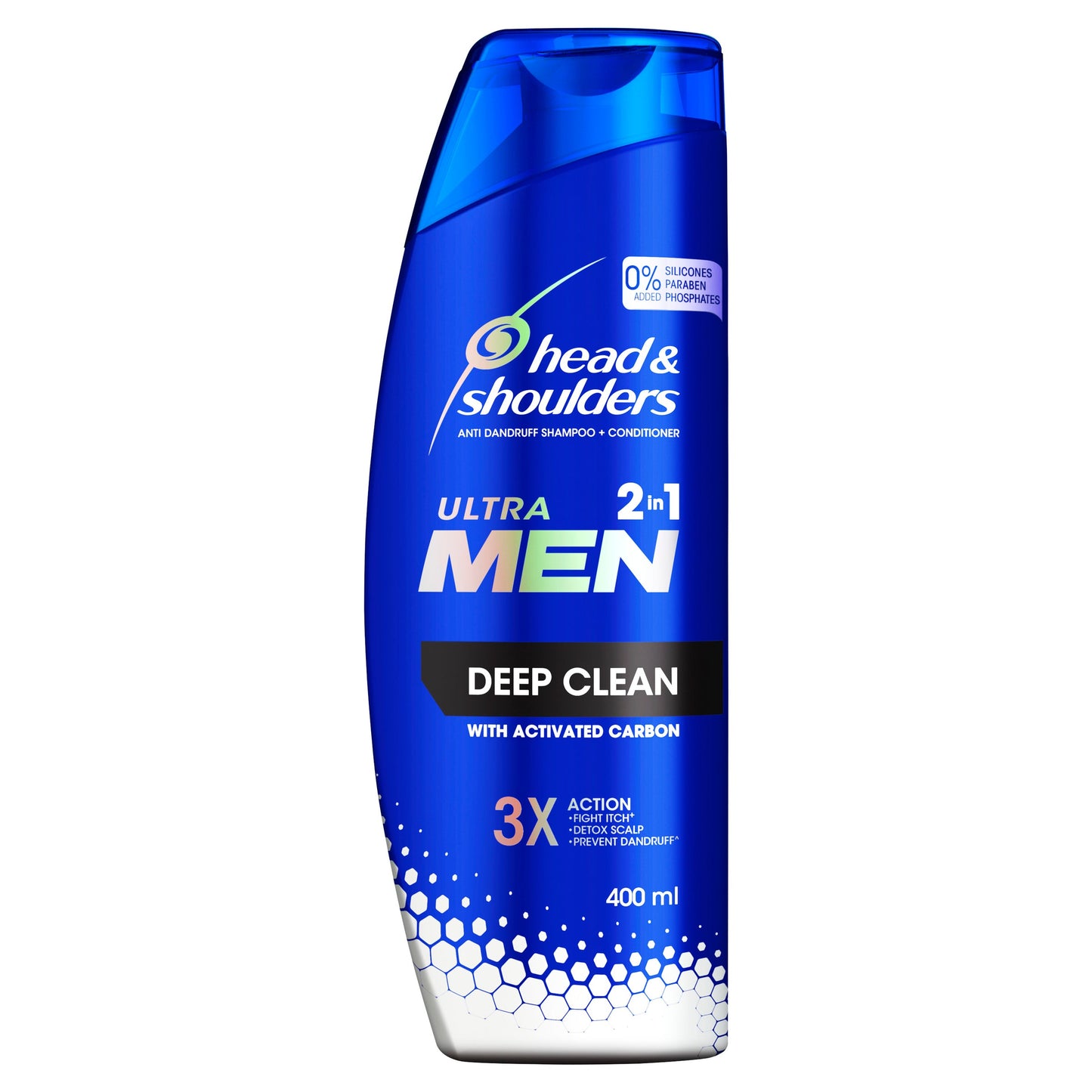 Head & Shoulders Ultra Men 2in1 Deep Clean Anti Dandruff Shampoo + Conditioner 400ml - Cutprice Online
