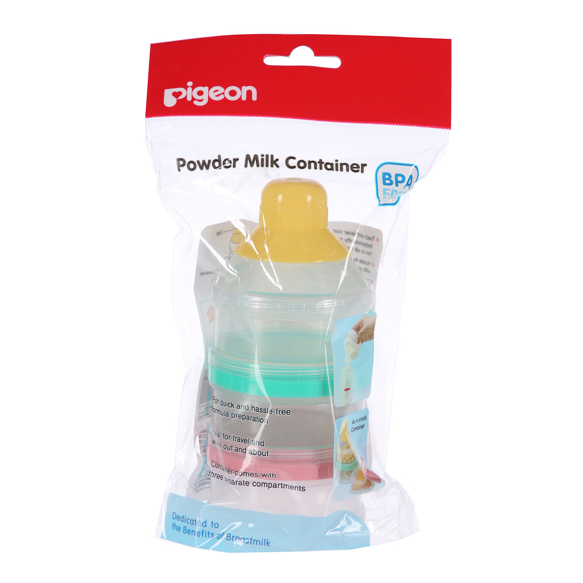 Pigeon Powdered Milk Container 3 Pack - Cutprice Online
