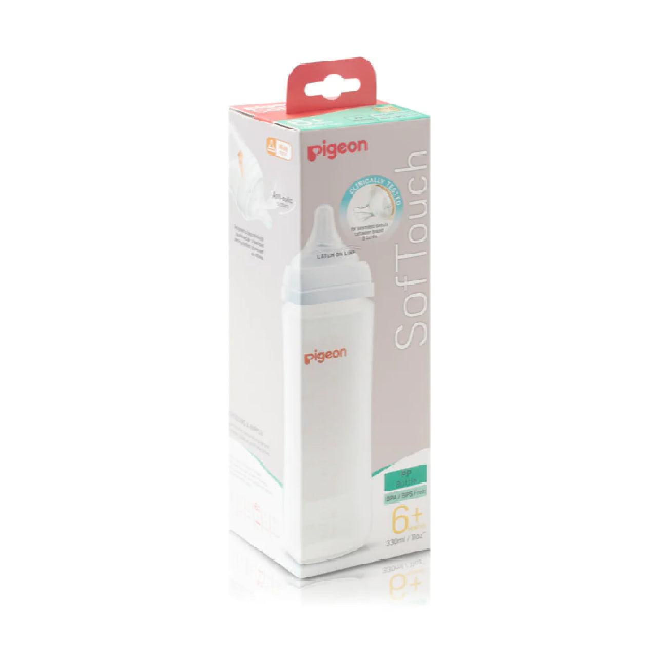 Pigeon SofTouch PP  Baby Bottle 330mL suits 6+ month - Cutprice Online