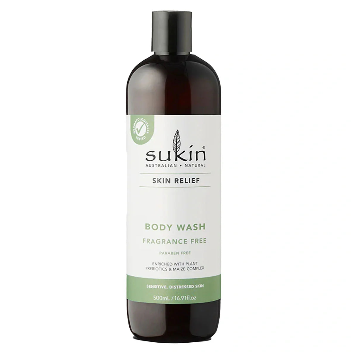 Sukin Skin Relief Body Wash 500ml Cap - Cutprice Online