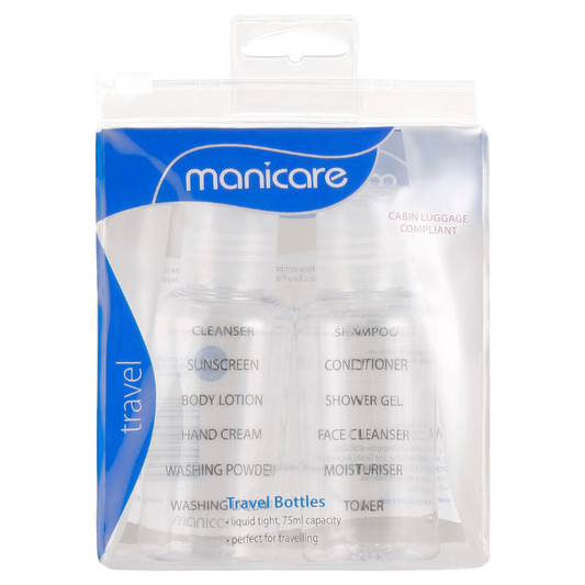 Manicare Travel Bottles Pk2