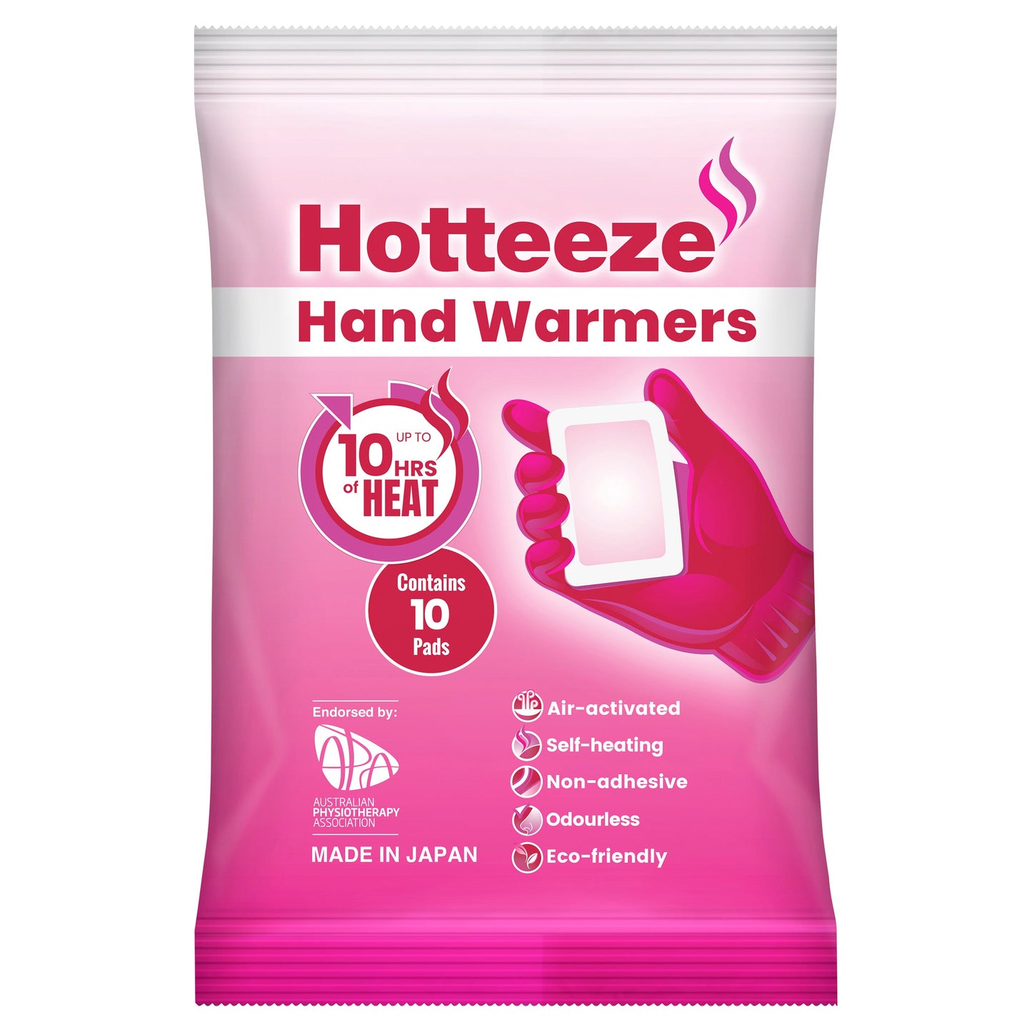Hotteeze Hand Warmers 10 Pack - Cutprice Online