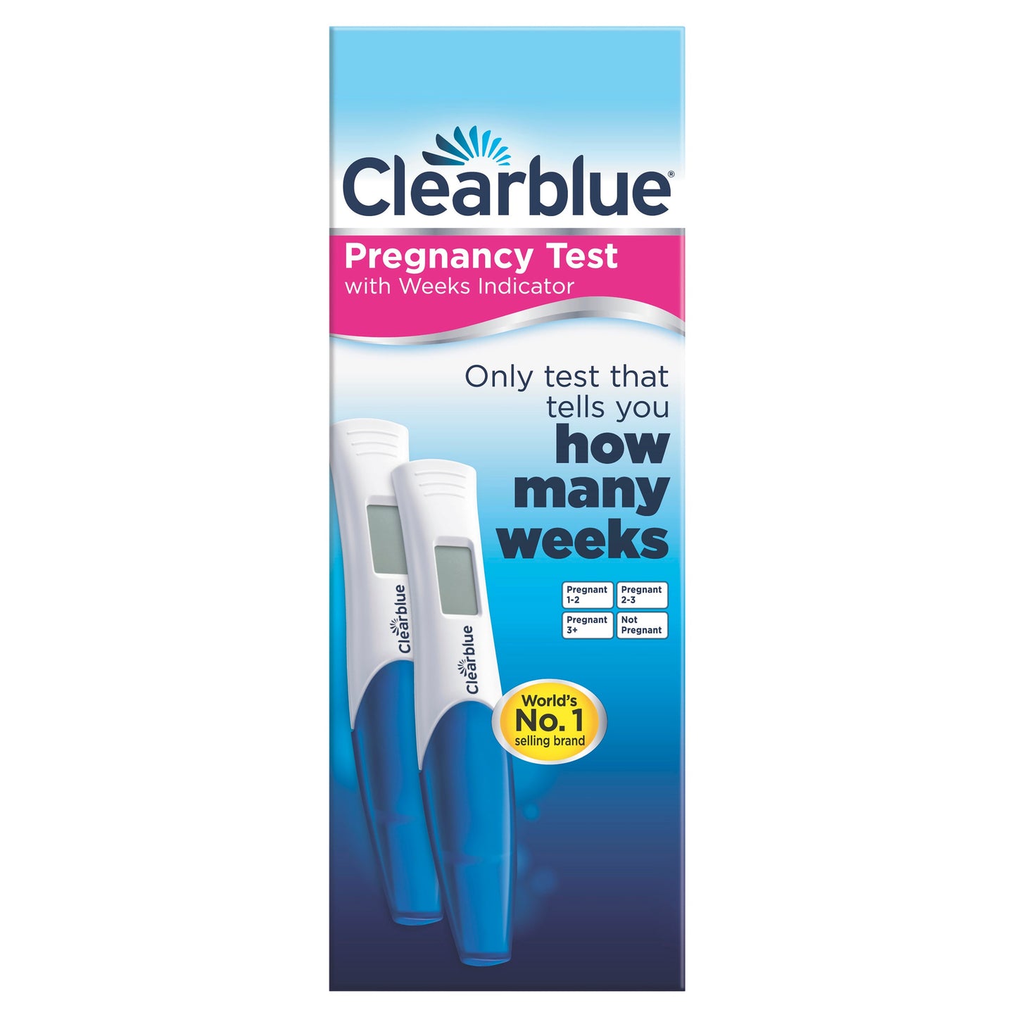 Clearblue Digital Pregnancy Test with Conception Indicator 2 Tests - Cutprice Online