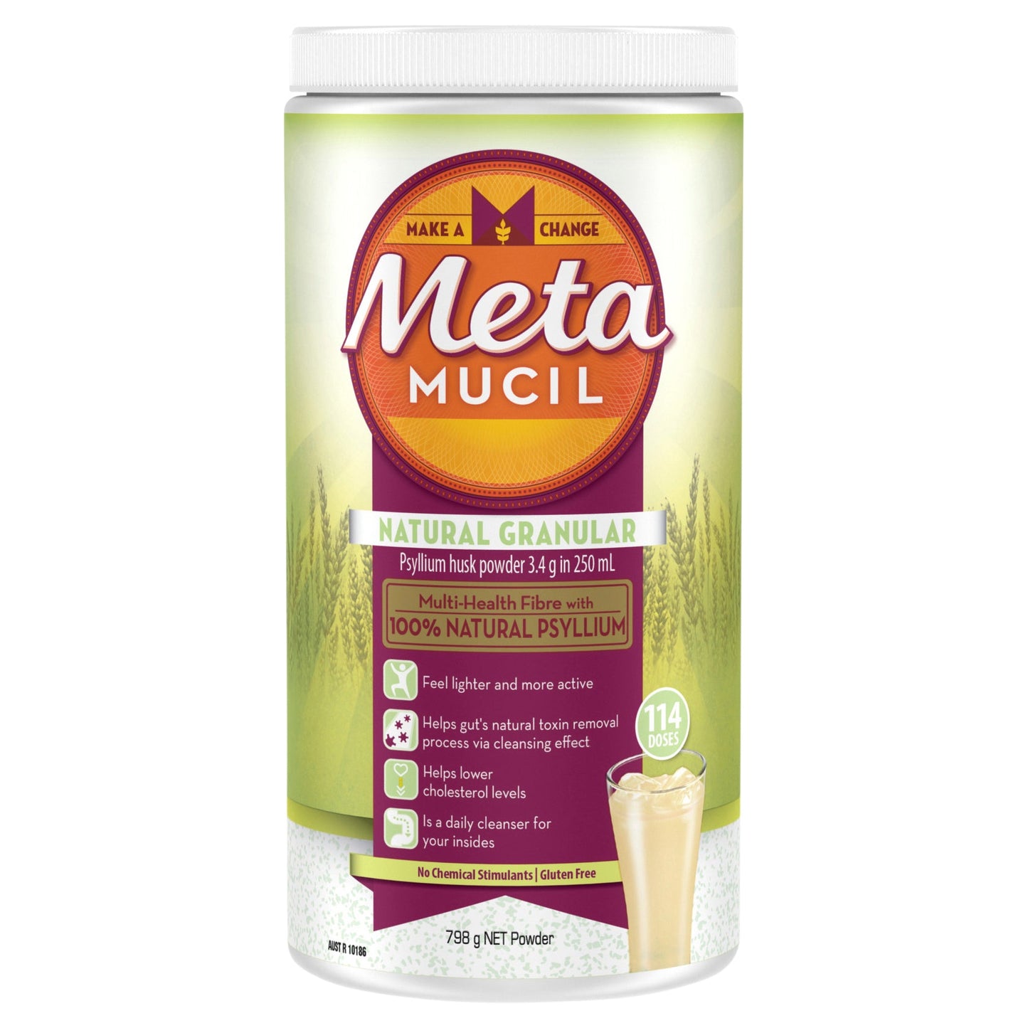 Metamucil Granular Natural 114 Doses 798g - Cutprice Online
