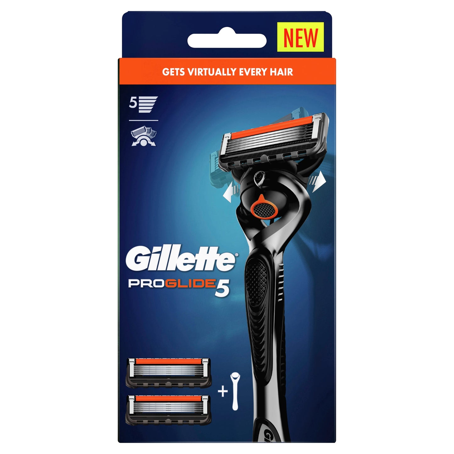 Gillette Fusion Proglide Razor + 2 Blade Refills - Cutprice Online