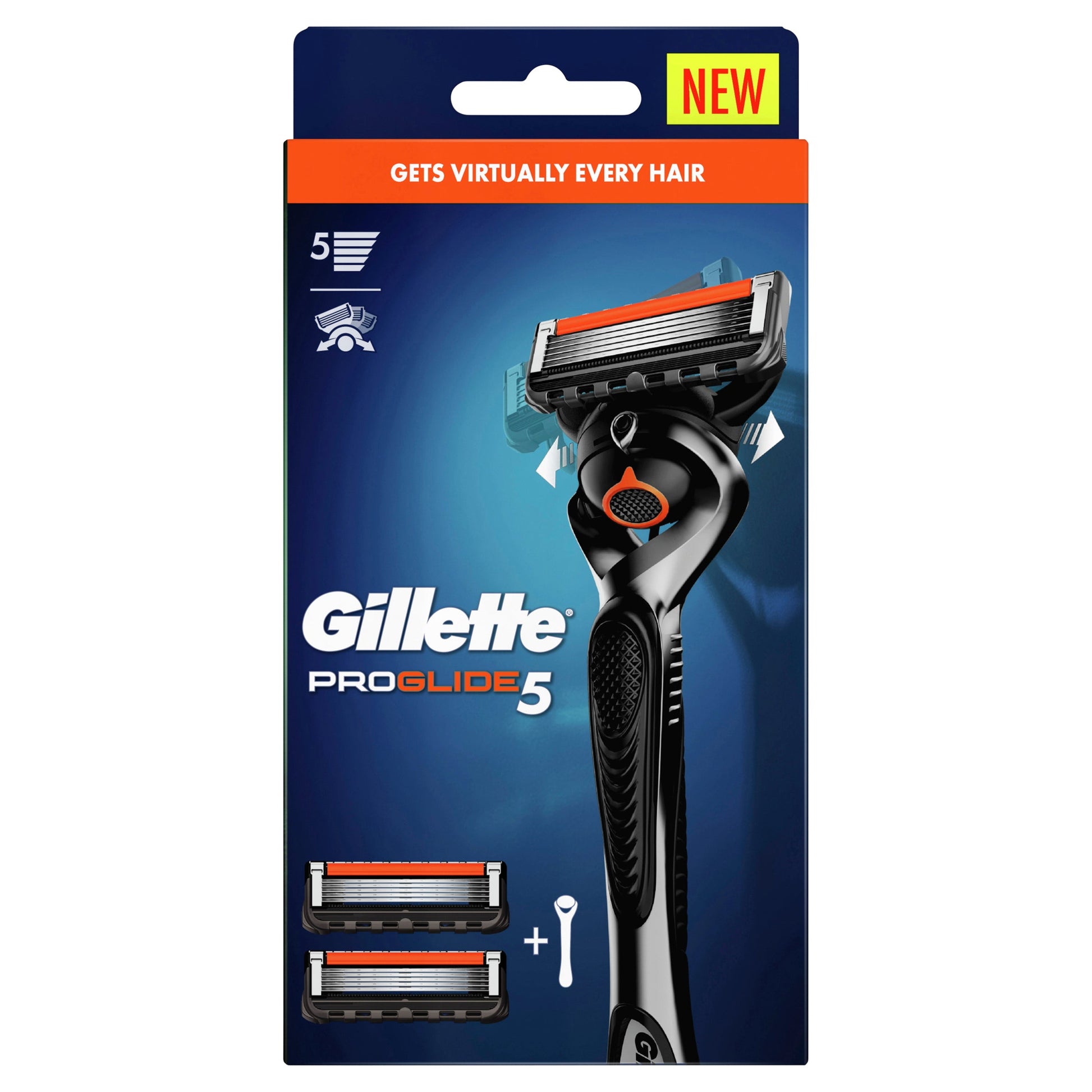 Gillette Fusion Proglide Razor + 2 Blade Refills - Cutprice Online