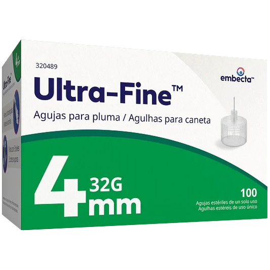 Embecta BD Ultra Fine Pen Needle 32g X 4mm 100 Needles