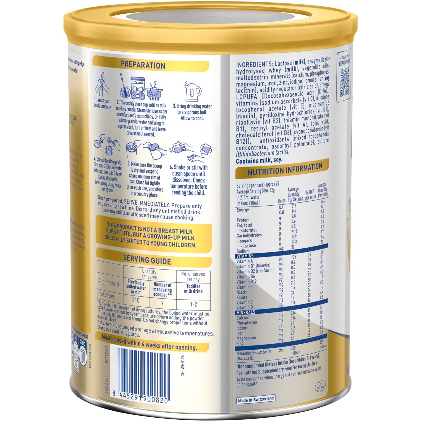 NAN SupremePro 4 Junior 800g