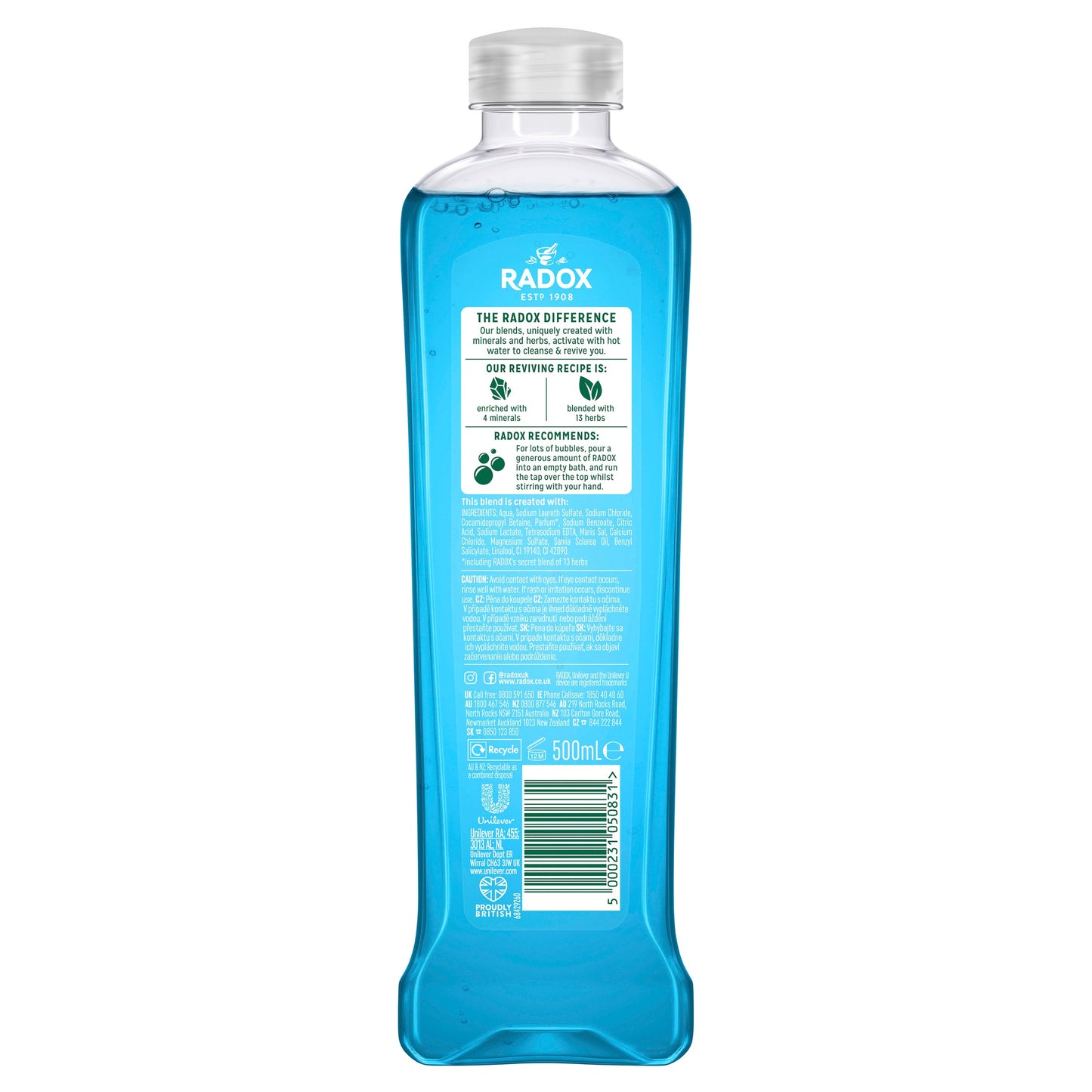 Radox Muscle Soak Bath Soak 500 ml - Cutprice Online