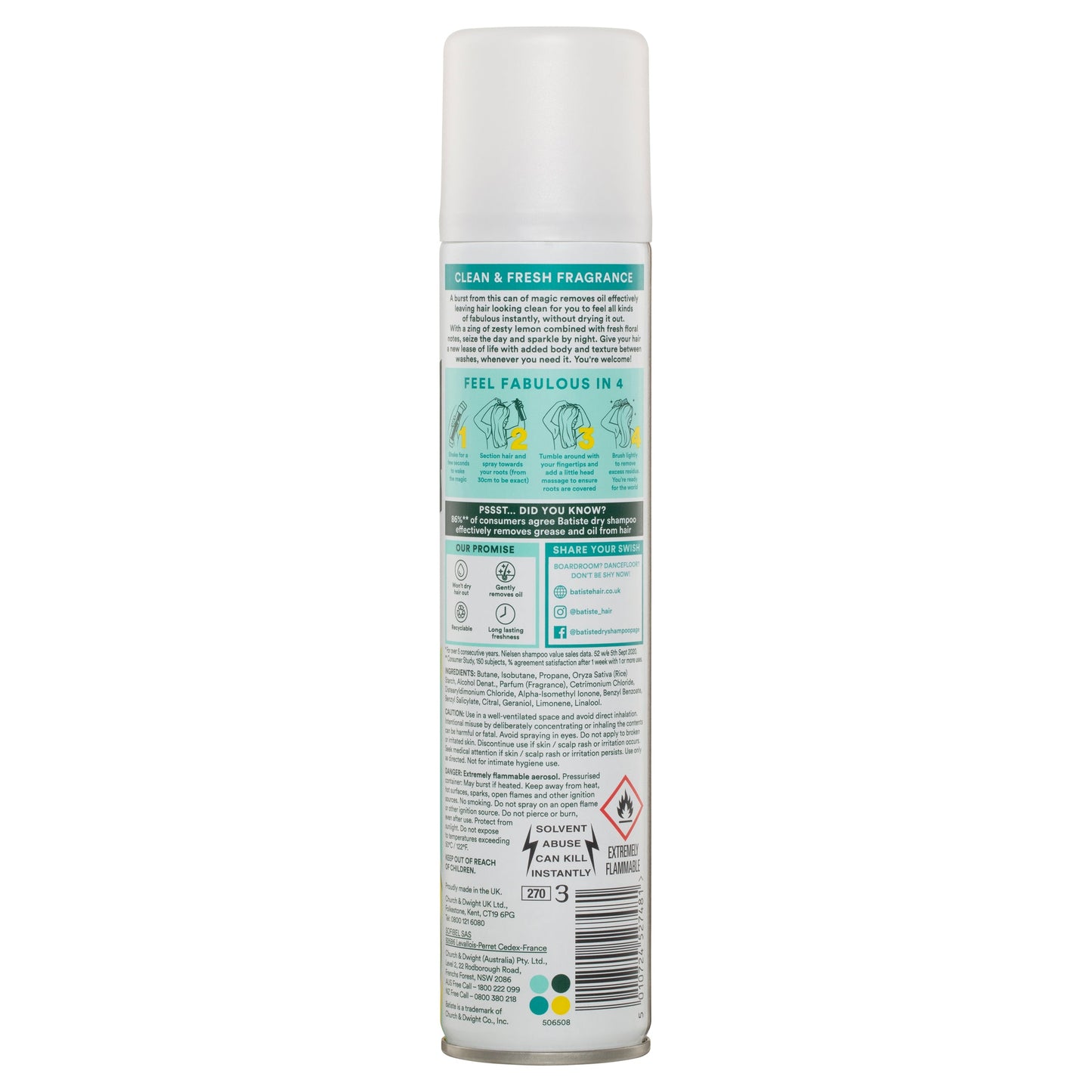 Batiste Original Dry Shampoo 200ml - Cutprice Online