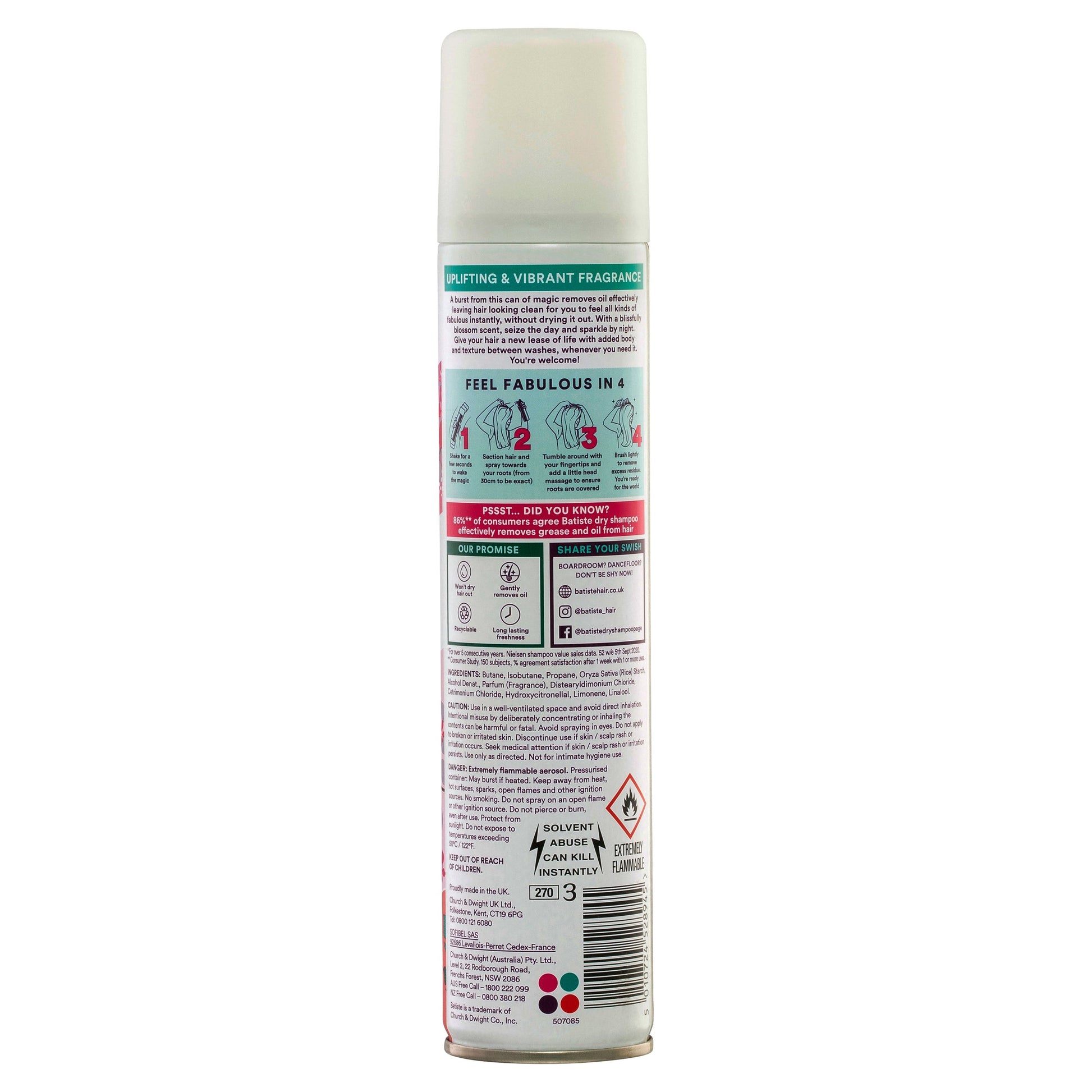 Batiste Eden Dry Shampoo 200ml - Cutprice Online