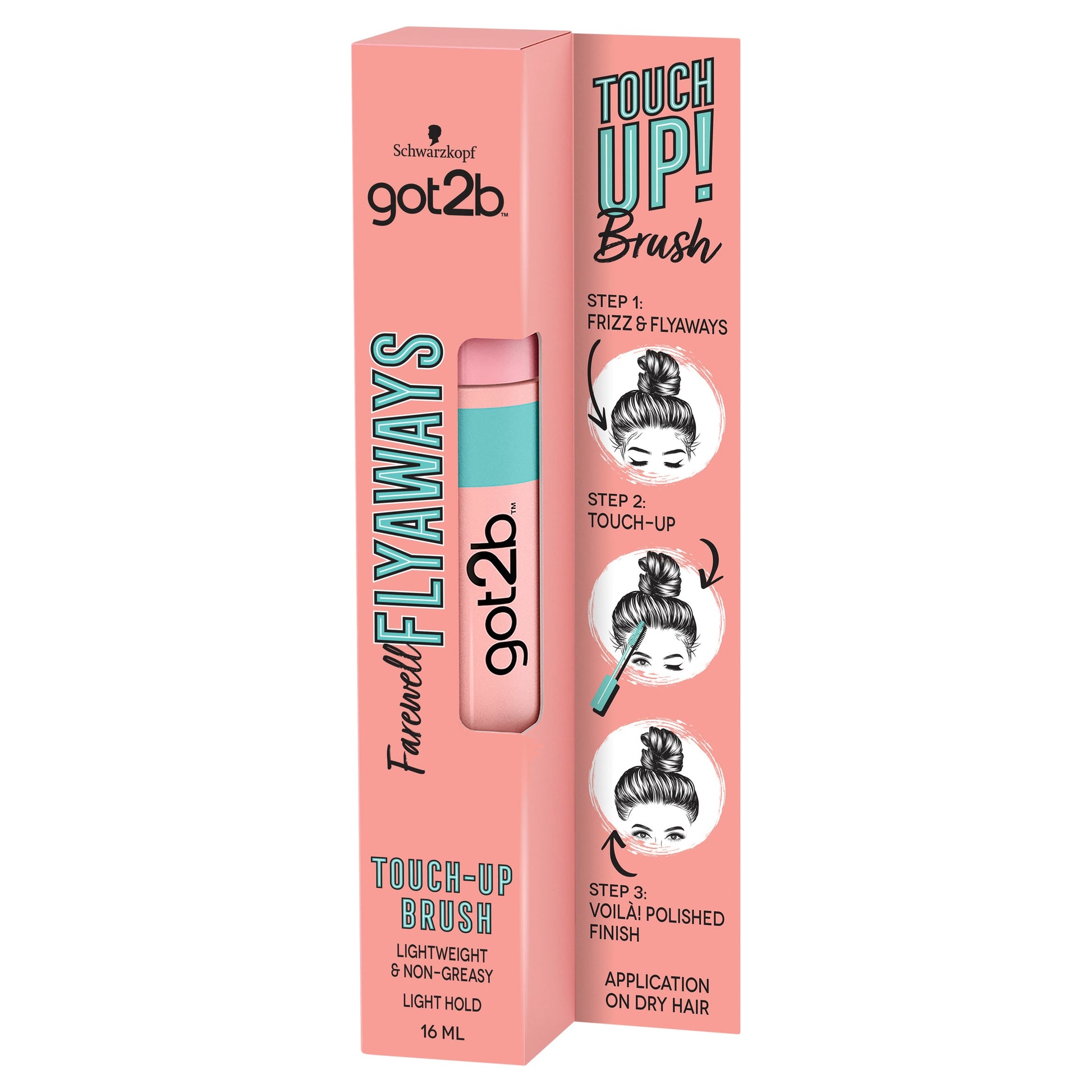 Schwarzkopf Got2b Farewell Flyaways Touch Up Brush 16ml - Cutprice Online