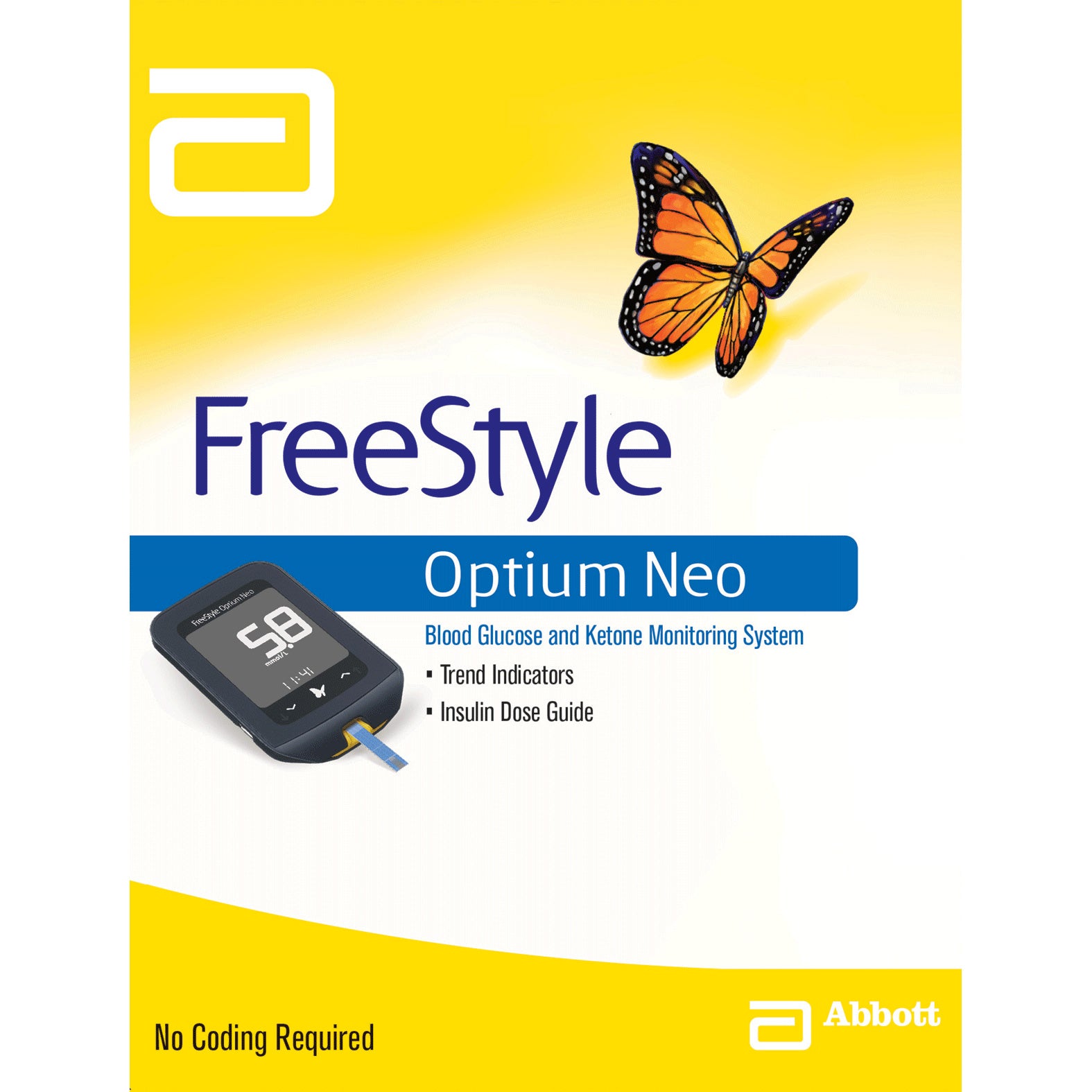 Abbott Freestyle Optium Neo Blood Glucose and Ketone Monitoring System