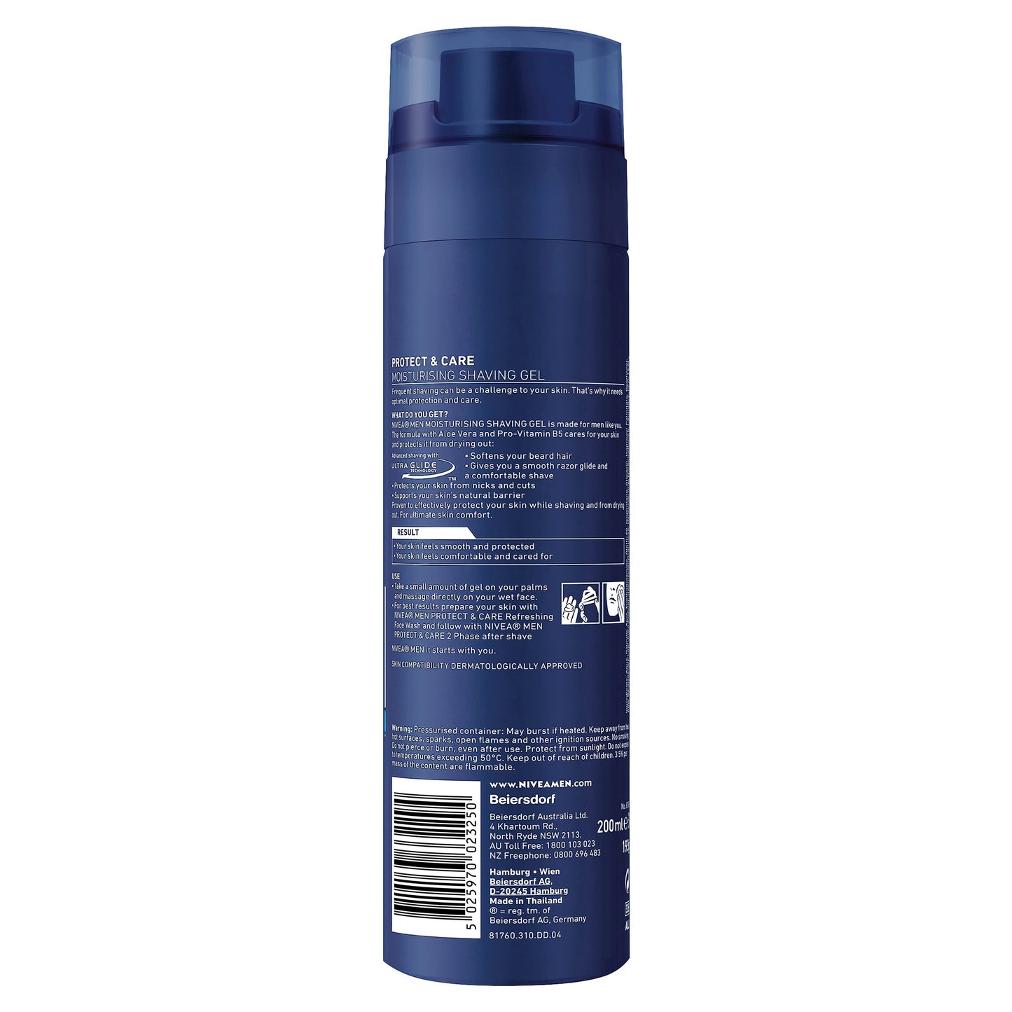 NIVEA MEN SHAVING GEL MOISTURISING 200ML - Cutprice Online