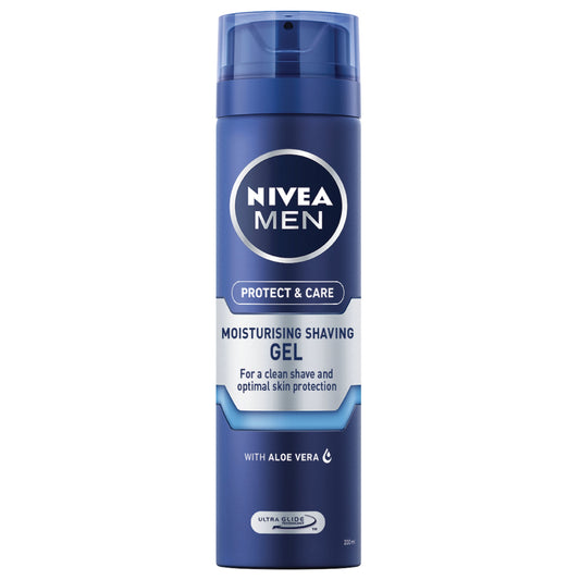 NIVEA MEN SHAVING GEL MOISTURISING 200ML - Cutprice Online