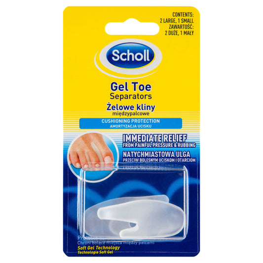 Scholl Get Toe Separators - 2 Large Plus 1 Small - Cutprice Online
