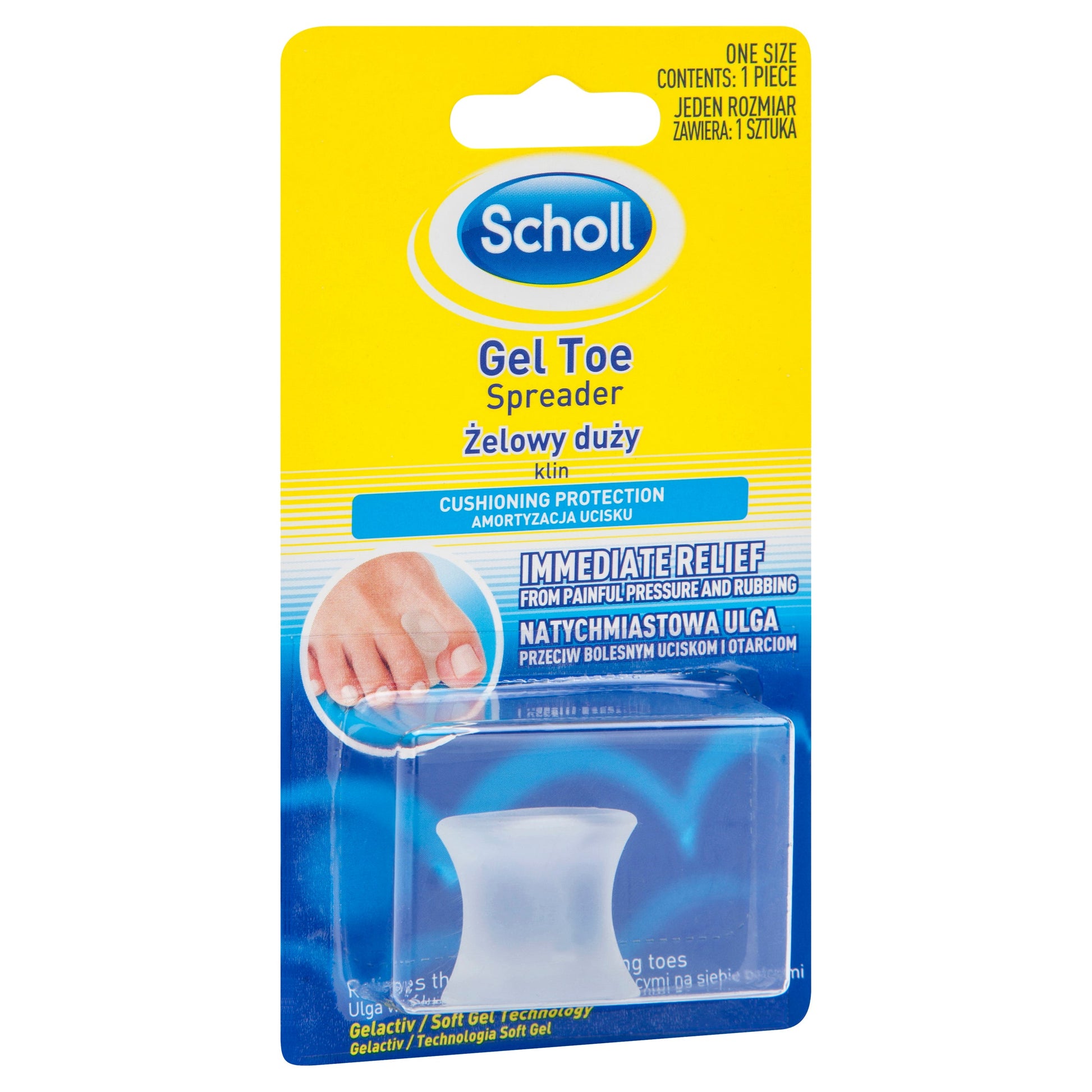 Scholl Gel Toe Spreader Pain Relief and Protection - Cutprice Online