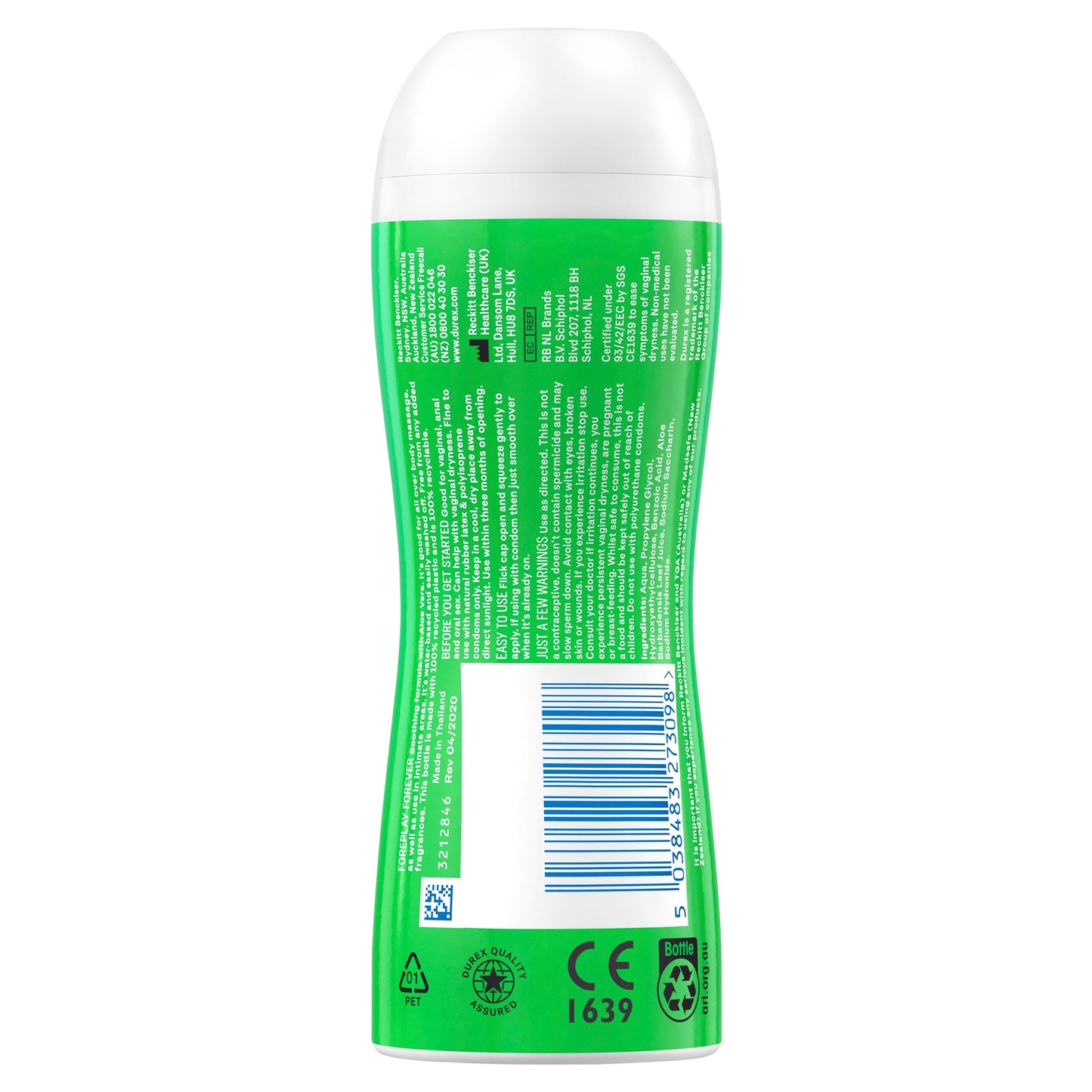 Durex Play Lubricant Aloe Vera Massage 2 in 1 200ml - Cutprice Online
