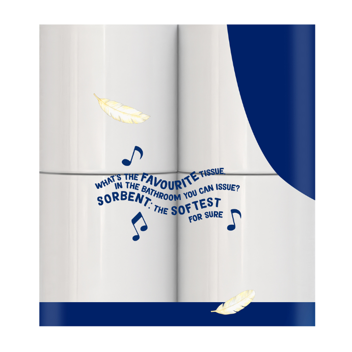 Sorbent White Soft & Strong Toilet Tissue 16PK - Cutprice Online
