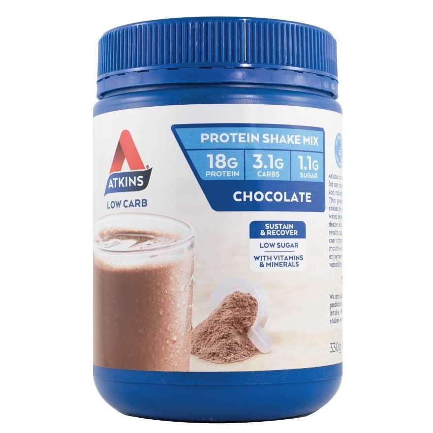 Atkins Low Carb Protein Shake Mix Chocolate 330 Grams - Cutprice Online